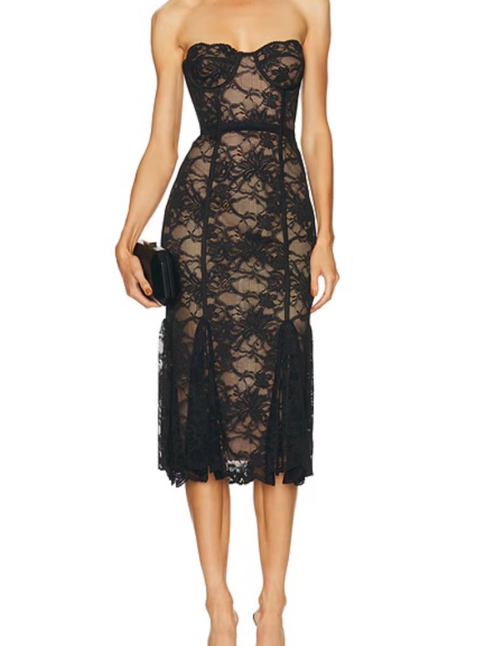 Loba Lucienne Lace Midi Dress